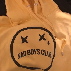 S.A.D Boys Club OG LOGO 1 Yellow Hoodie